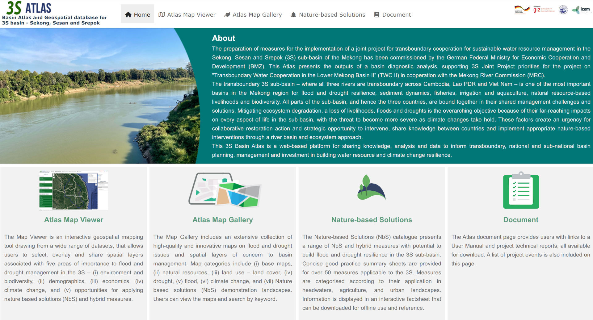 3S Atlas and Geospatial Database of the Sesan, Sekong And Seprok